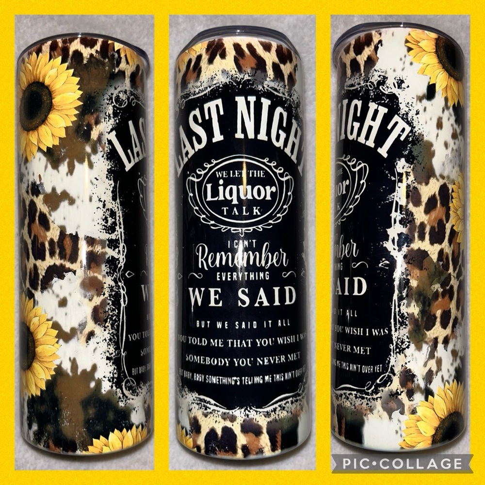 We Said It All Sunflower 20oz Tumbler